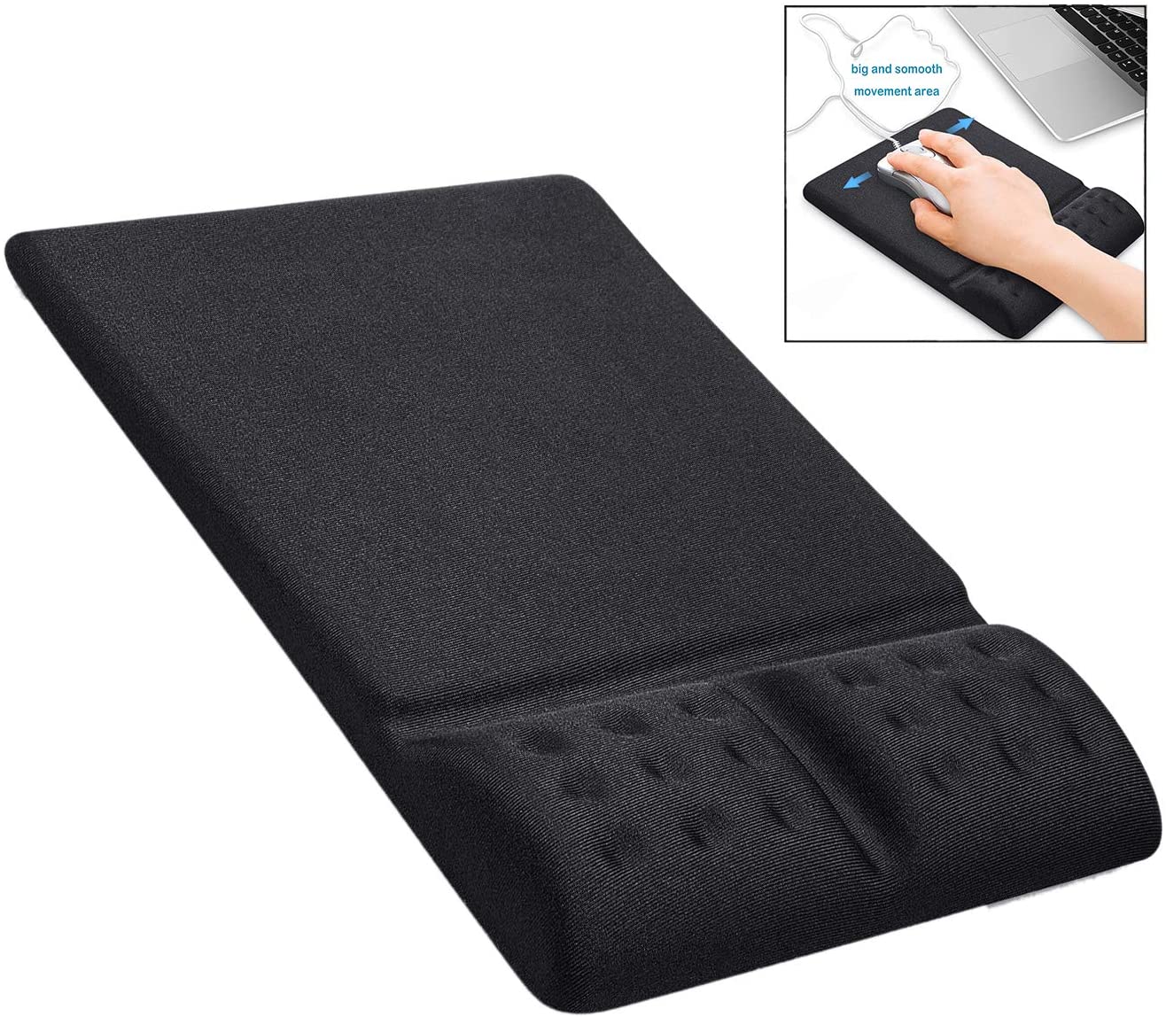 Tappetino per Mouse con poggiapolsi ergonomico iPobie