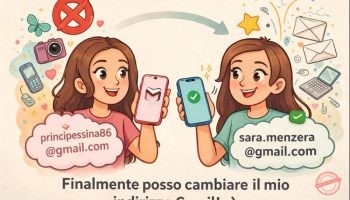 Da “principessina86” a “sara.menzera”: Gmail ti fa finalmente cambiare indirizzo senza perdere nulla