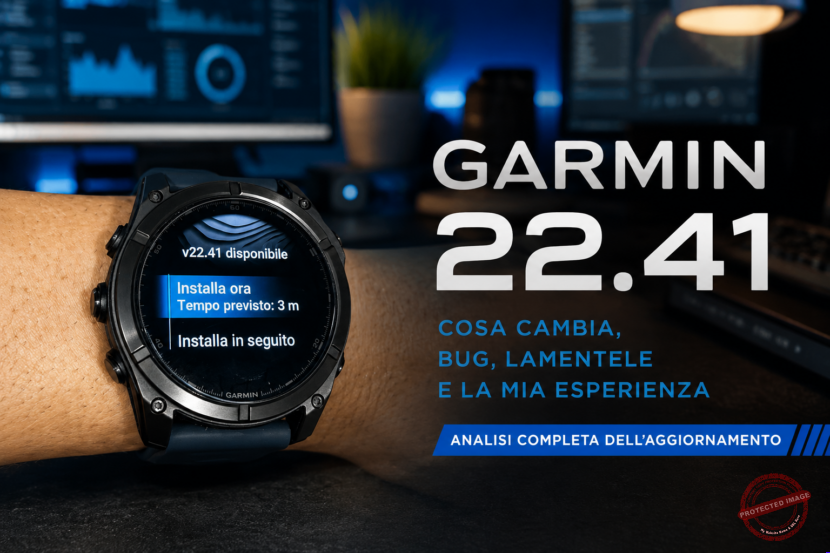 Garmin 22.41: quando un aggiornamento piccolo racconta un problema più grande